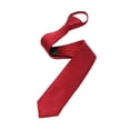 thumbnail image 1 of Cravate Rétro Étroite pour Hommes et Garçons, Cravate de Marié Club, Cravate de Fête Pratique, Cravate à Corde pour Mariage Club Robe de Fête Mariée Rouge Vin, 1 of 7