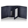 thumbnail image 5 of Stealth Mode Leather Trifold RFID Wallet For Men With Flip Out ID Holder (Carbon Fiber), 5 of 8