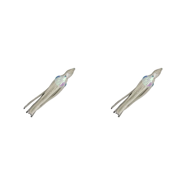 Naiovety de calamar Cebos Calamar Señuelo Pesca Energía eficiente Amplio rango Bajo el agua Luminoso Luz nocturna Blanco 6 cm Luz de noche blanca 6cm 2piezas Naiovety CBP386442