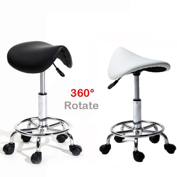 Ktaxon Adjustable Hydraulic Swivel Stool Tattoo Facial Massage Spa Salon Bar Chair