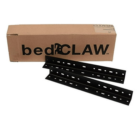 bedCLAW 13" Steel Bed Frame Extension Rails, 1.5"x1.5", Set of 2 Rails