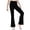 Black, variant on Domusgo Girls Yoga Pants Flare Size 6-7 Years Old Black Bootcut Leggings Activewear