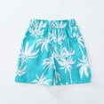 thumbnail image 3 of XADYUY Swimming Trunks for Boys 10-12 Quick Dry Beach Shorts Kids Cute Palm Tree Graphic Boys Bathing Suits Size 10-12 Summer Drawstring Athletic Swim Trunks Boys,5-6 Years Light Blue, 3 of 6