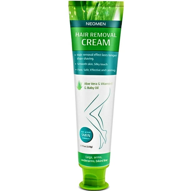Neomen Hair Removal Cream 3 7oz Premium Depilatory Cream Skin Friendly Painless Flawless Hair Remover Cream For Women And Men Walmart Com Walmart Com