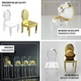 thumbnail image 4 of Efavormart 12 Pack | Clear Chair Shaped Party Favor Gift Holders, Candy Treat Display - 4", 4 of 11