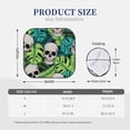 thumbnail image 3 of Saiise Skull and Palm Leaves for Foldable Car Sun Shades (2-Pack) Offer Sun Protection with an Easy-fold Design for Convenient Windshield Shading-Medium, 3 of 6