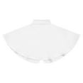 thumbnail image 6 of Miutii Kids Flower Girls Elegant Mock Collar Open Front Formal Shawl Wrap Birthday Party Princess White L, 6 of 8