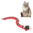 thumbnail image 1 of Juguete de serpiente, juguete de gato, serpiente, juguete interactivo para gato con forma de tigre y serpiente loca, detección inteligente, con cable USB, 1 of 5