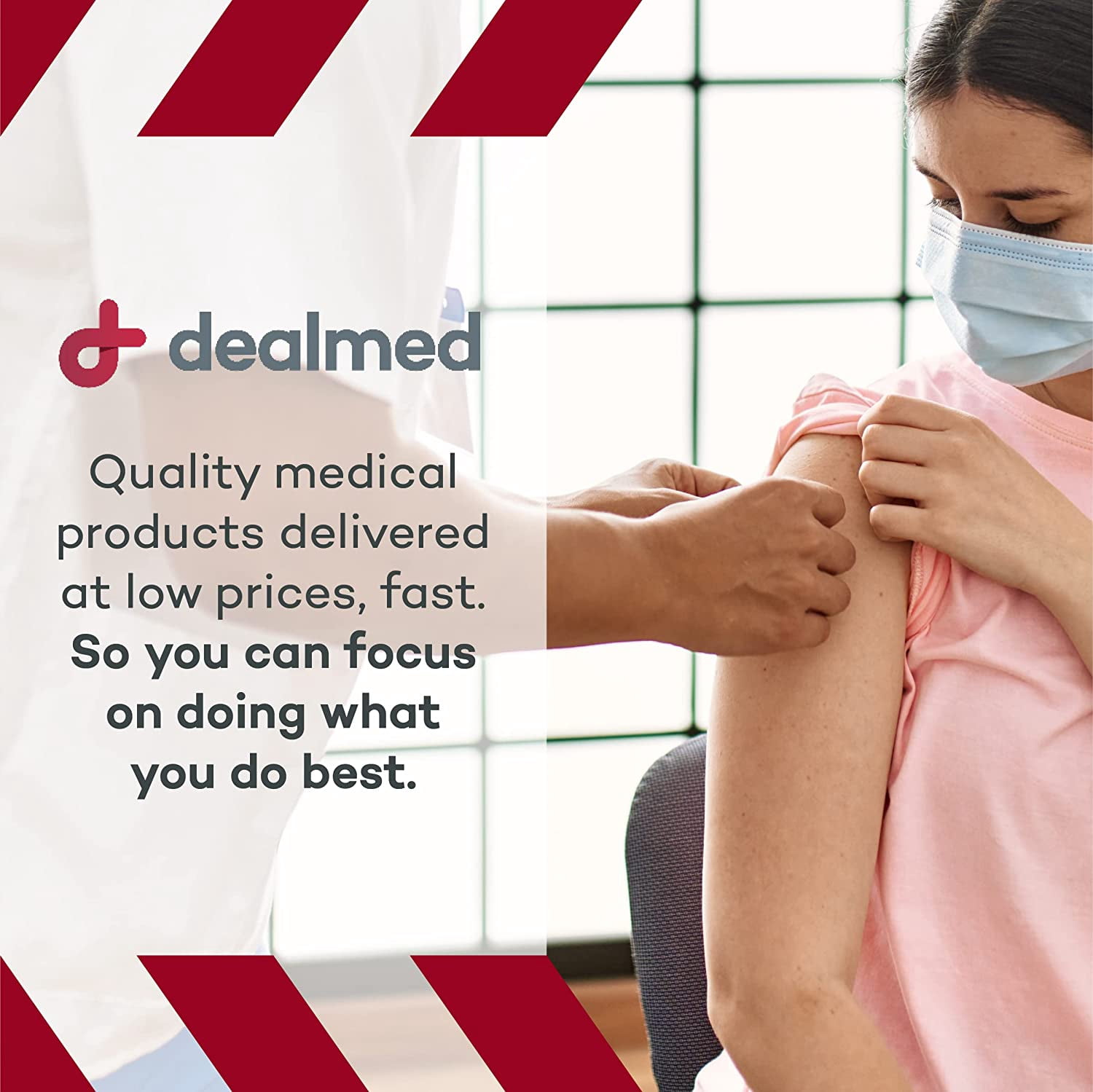 Dealmed 4" x 4" Hydrocolloid Dressing, Thin .5mm | Sterile Individually Packed Dressings | Provide Moist Wound Healing Environment (Thin, Case of 240)