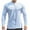 White, variant on Chbgutlmr Tops for Men Zip up Long Sleeve Solid Color Workout Running Slim Thin Athletic Shirts Tops