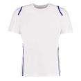 thumbnail image 1 of Gamegear® Cooltex - Camiseta transpirable de manga corta con cuello de redondo para hombre (Blanco/azul), 1 of 2