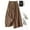 Coffee, variant on And Linen Wide Leg Pants Skirt Pants For Women With A Loose And Semi Elastic Fit High Waist Effect Cropped Pants Cabana Pants Womens High Waist Pants Casual Womens Sweatpants Pockets plus Size Casual