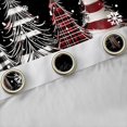 thumbnail image 4 of Homewish Xmas Tree Curtains Pack of 2 (42x84 Each) For Teens Boys Girls,Geometric Plaid Curtains Blackout,Merry Christmas Bedroom Curtains,Ultra Soft Home Decor, 4 of 6