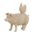 thumbnail image 5 of 8" x 8" Beige Polystone Stacked Farm Animals Sculpture, by DecMode, 5 of 6