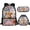 Highland Cow Dahlia, variant on Jeiento Highland Cow Backpack with Lunch Box Set for Girls Preschool School Bags Dahlia Bookbag and Lunch Bag Pencil Case 3 In 1 Elementary Middle School Bag Satchel