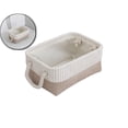 thumbnail image 1 of Foldable Fabric Storage Basket – Soft & Durable Cloth Organizer for Clothes, Toys & Home Essentials – with Handles, 1 of 6