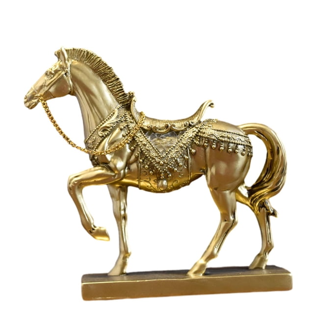 Escultura de figura de caballo, Colección de adornos decorativos de caballos, Adorno artístico de caballo Estilo A