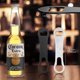 thumbnail image 2 of Abridor de botellas con llave de barra de acero inoxidable y extractor de boquilla para camareros, abridor de botellas con llave de hueso de perro plano, 2 of 5