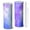 White-3, variant on 20oz Stainless Steel Skinny Tumbler with Telescopic Straw, Vacuum Insulated Slim Travel Cup, 360° Full Wrap Printed, Fluid Smoke Aurora Art Style