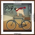thumbnail image 5 of Art.com Pug on a Bike Indigo Art Print by Ryan Fowler, Brown Frame Wall Art, 29" x 29", 5 of 5