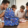 thumbnail image 1 of EGNMCR Starting Season 1-3 Grade Children's Backpack Three Piece Combination Set Single And Double Shoulder Bag Pencil Case Outdoor A schoolbag, 1 of 6