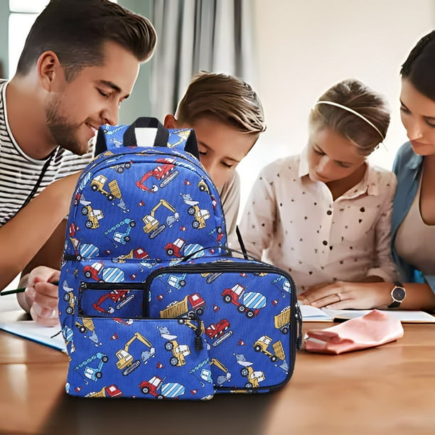 Mochila para niños de 1.º a 3.º grado, conjunto de tres piezas y bolso de hombro doble, estuche para lápices, para exteriores. Mochila escolar.