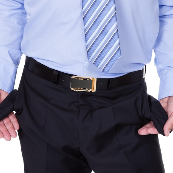 WHAMVOX  35 Mm Leather Belt Buckle Automatic Initial Ratchet Man Men and Women