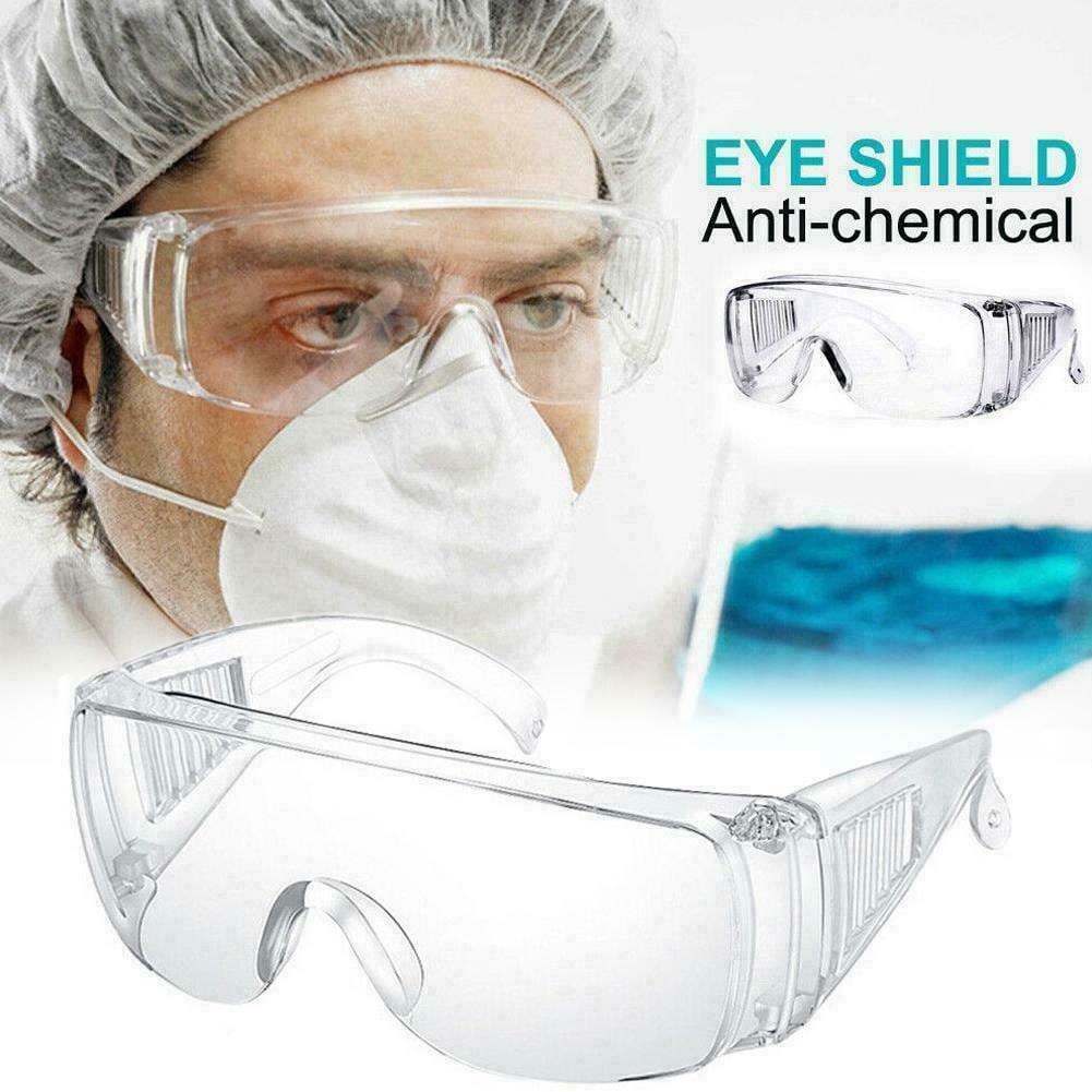 Details about   Sealed Clear Shield Goggles Anti-Dust Splash-proof Eye Protection Safety Glasses