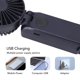 thumbnail image 3 of Mini Ventilador Portátil, 3 Velocidades, USB Ajustable, Recargable, Fácil De Transportar, Pequeño Ventilador Personal Para Niños, Verano, Camping, Viajes, Uso En La Oficina, 3 of 7