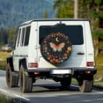 thumbnail image 2 of Yuyamidu Butterfly Tire Covers Colorful Flower Spare Wheel Tire Cover Fashion Wheel Cover Protector Tyre Covers Keeps Dirt, Rain, and Sun Away from Your Spare Tire, 2 of 5
