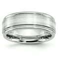 thumbnail image 1 of Bague de Mariage en Cobalt 925 avec Incrustation d'Argent Sterling 8mm pour Papa Homme, 1 of 11