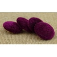 thumbnail image 2 of 12 Pieces Solid 2 Holes Sewing Velvet Fabric Cloth Covered Scrapbooking Craft Buttons, 2 of 5