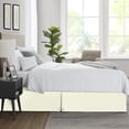 thumbnail image 4 of SGI Bedding 12 Inch Pleated Bed Skirt | Microfiber Bed Skirt | Fade Resistant, Wrinkle Free, Anti-static, Decorative, Extra Storage Space, Clutter-Free | Queen, Ivory, 4 of 6