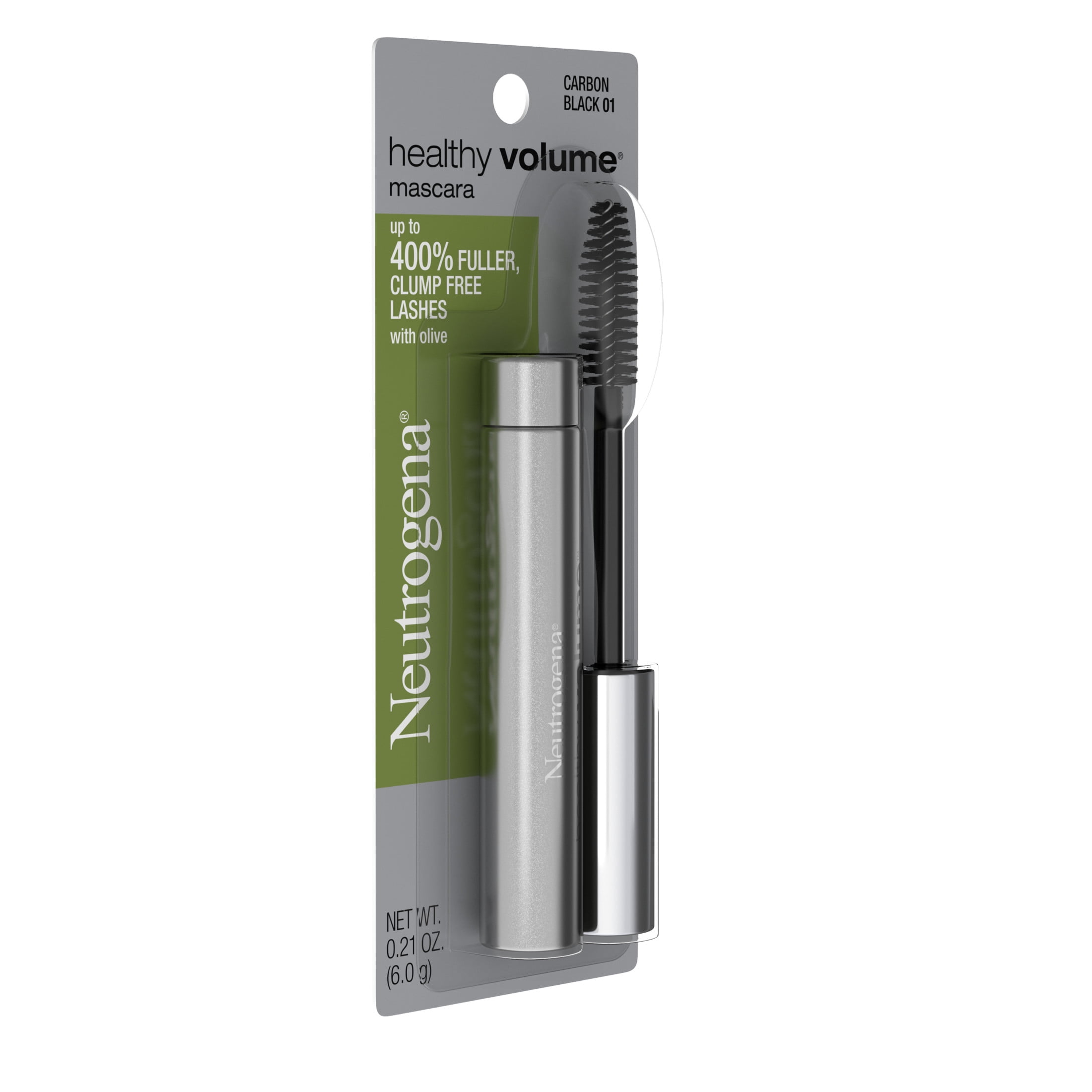 Neutrogena Healthy Volume Lash-Plumping Mascara, Carbon Black, 0.21 oz