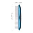 thumbnail image 4 of Unique Bargains 1 Pc Durable Straight Row Pet Grooming Brush for Pet 7.2"x1.85" Black Blue, 4 of 6