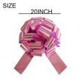 thumbnail image 5 of Lazo gigante impermeable Car Bow HQJAXJ de 20 pulgadas, color rosa metalizado, 5 of 5