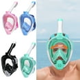 thumbnail image 1 of Diving Mask Snorkeling Set Swimming Goggles Siliconess Face Mask, 1 of 5