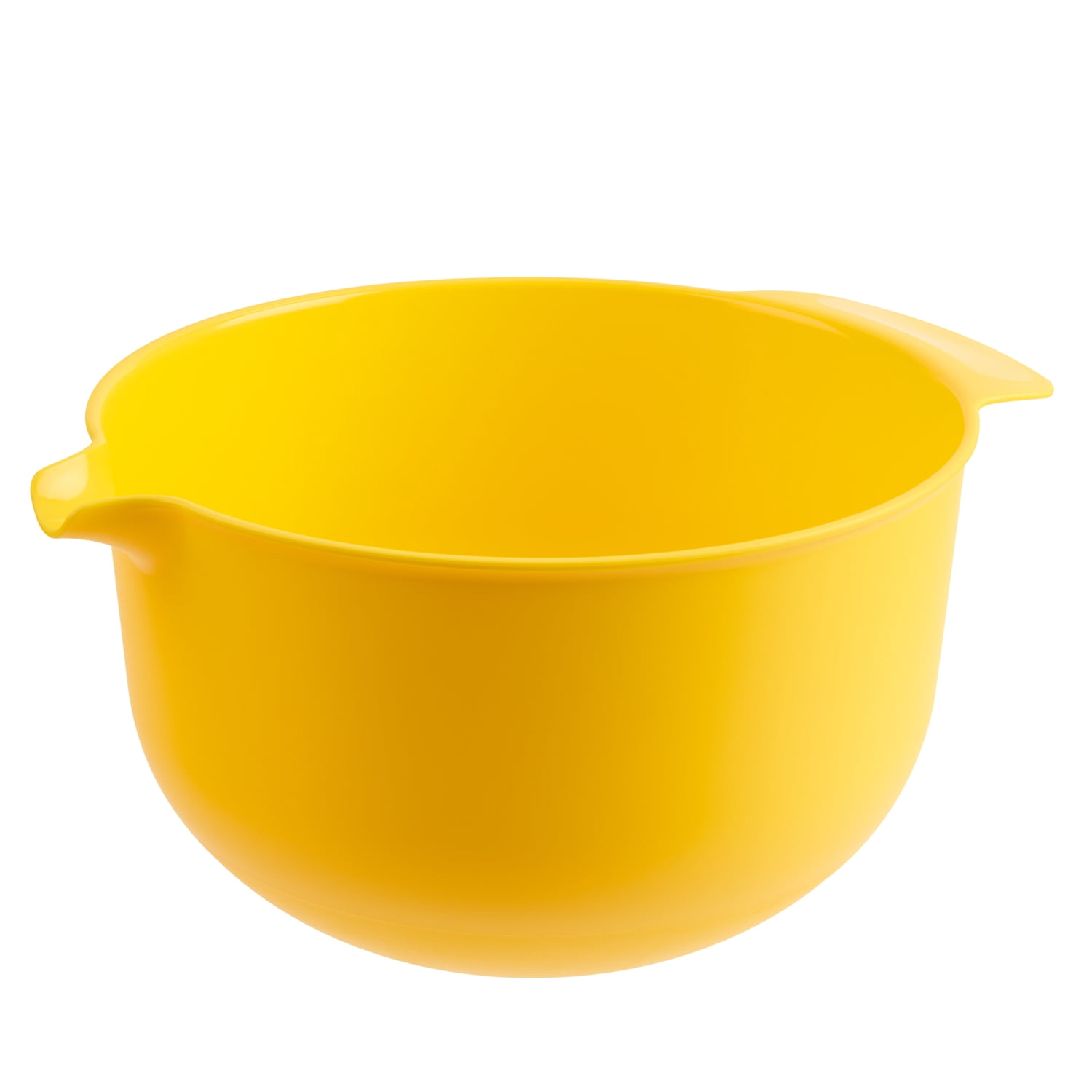 Mainstays 5QT Non-Skid Mixing Bowl with Lid, Yellow