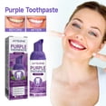 thumbnail image 3 of Pasta de dientes blanqueadora de dientes morada Jaysuing, 3 of 12