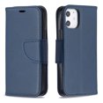 thumbnail image 6 of Allytech iPhone 12 Mini Case Wallet, PU Leather Slim Fit Magnetic Closure Hand Wrist Strap Shockproof Full Protection TPU Back Cover Shell for Apple iPhone 12 mini 5.4", Blue, 6 of 6