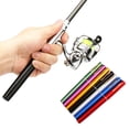 thumbnail image 6 of Fishing Pole,Pocket Collapsible Rod Pen Pole Kit Pole Kit Rod With Reel Saltwater Combos Kit Pocket Carbon Fiber Pole Combo Huiop Pocket Saltwater Freshwater Sea Set Carbon Fiber Rod And Reel, 6 of 7