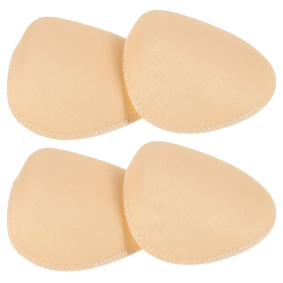 LOLIPPYY Beige Sponge Shoulder Pads for Women's SelfAdhesive Clothes Sewing Accessories for Jackets 1.0cm