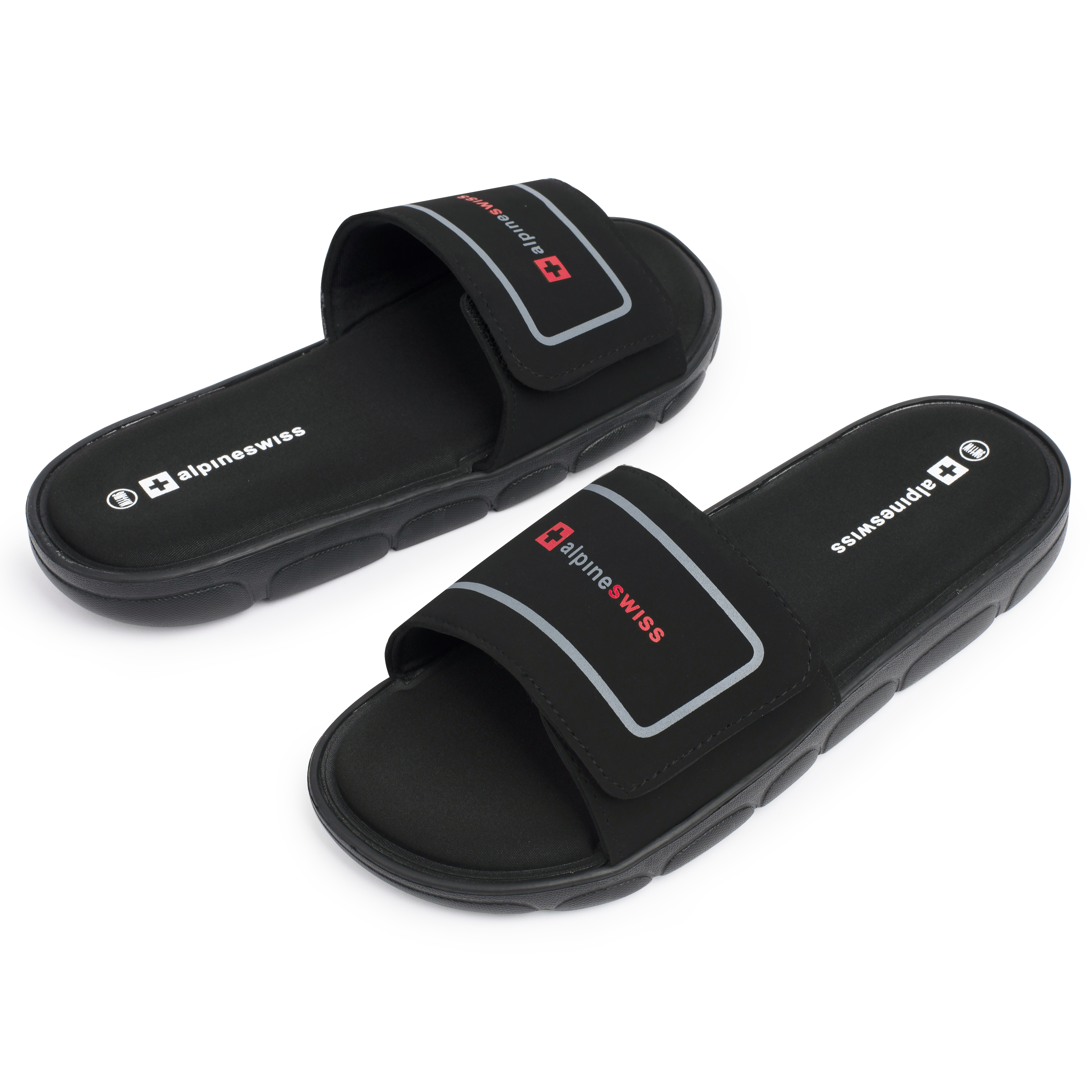 Alpine Swiss Men's Gabe Cloud Slide Sandals photo 6