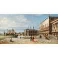 thumbnail image 3 of Marco Grubas 14x9 Black Modern Framed Museum Art Print Titled - Venice, the Riva Degli Schiavoni, 3 of 5