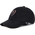 thumbnail image 2 of Smile Face Baseball Cap for Women Men Ponytail Trucker Dad Hat Adjustable Golf Tennis Hat, 2 of 5