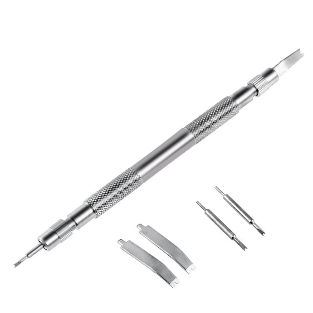 Ensemble d'Outils de Barre à Ressort Bracelet de Montre Bracelet de Poignet Ensemble de Remplacement Kit de Retrait de Montre Épingles de Réparation Acier Inoxydable