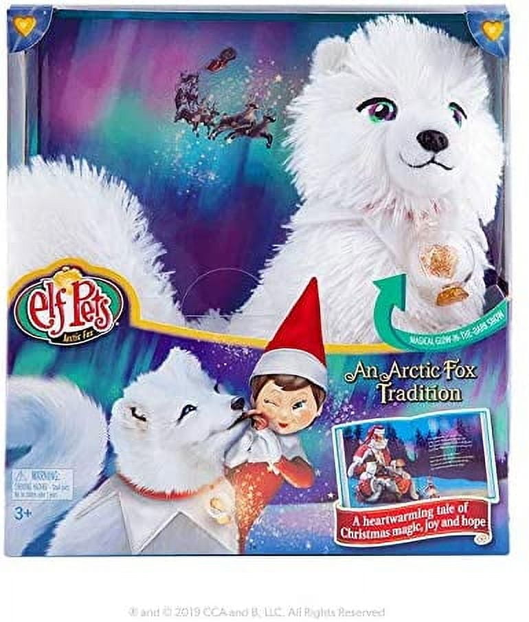 The Elf on the Shelf Arctic Fox Tradition Set 12" Plushee Pal Light Girl Elf Snuggler