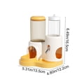 thumbnail image 3 of Juego de alimentación y bebida para hámster con recipiente de comida de 260 ml y botella de agua de 80 ml, de plástico, multicolor, accesorio para jaula de mascotas pequeñas., 3 of 9