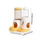 thumbnail image 3 of Juego de alimentación y bebida para hámster con recipiente de comida de 260 ml y botella de agua de 80 ml, de plástico, multicolor, accesorio para jaula de mascotas pequeñas., 3 of 9
