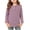 Z75 Hot Pink, variant on Mifsaly Girls Long Sleeve Shirts Kids Ribbed Henley Tops Breathable Loose Everyday School Fall Winter Clothes